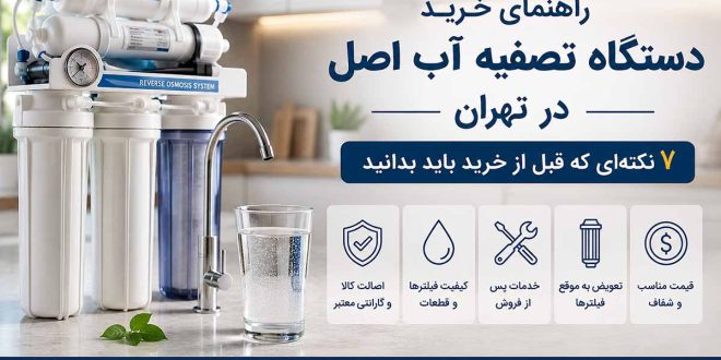 راهنمای خرید دستگاه تصفیه آب
