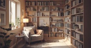 کدام مدل کتابخانه برای اتاق خواب های کم جا مناسب تر است