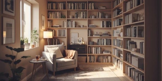 کدام مدل کتابخانه برای اتاق خواب های کم جا مناسب تر است؟